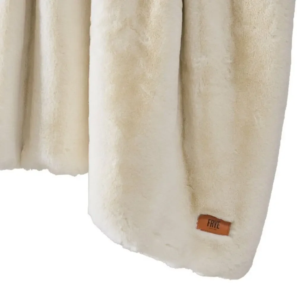 FRYE Luxe Faux Fur Throw 70”x60”